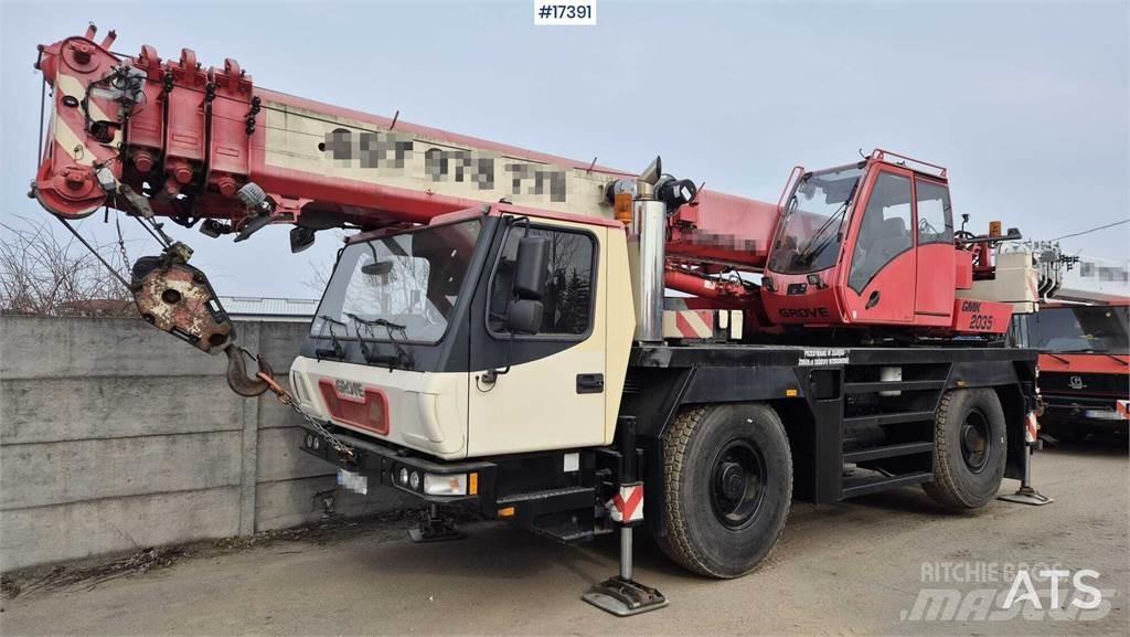 Grove GMK2035 Всъдеходни кранове