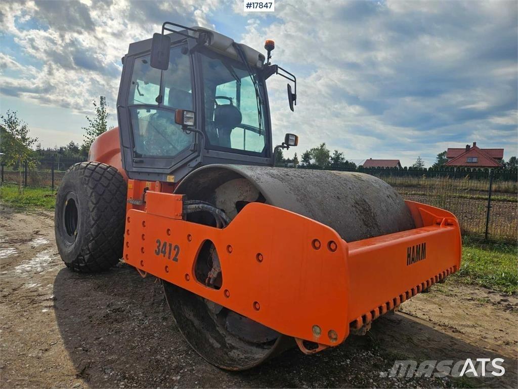 Hamm 3412HT Еднобарабанни ролки
