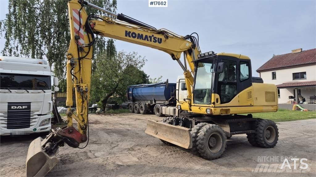 Komatsu PW 160 Колесни екскаватори