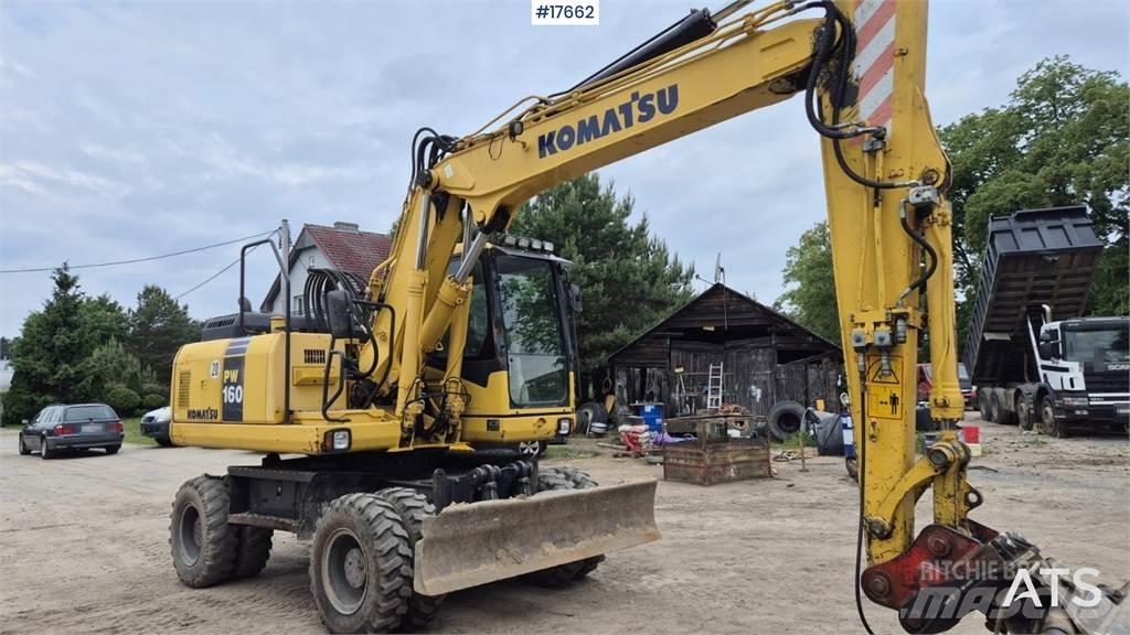 Komatsu PW 160 Колесни екскаватори