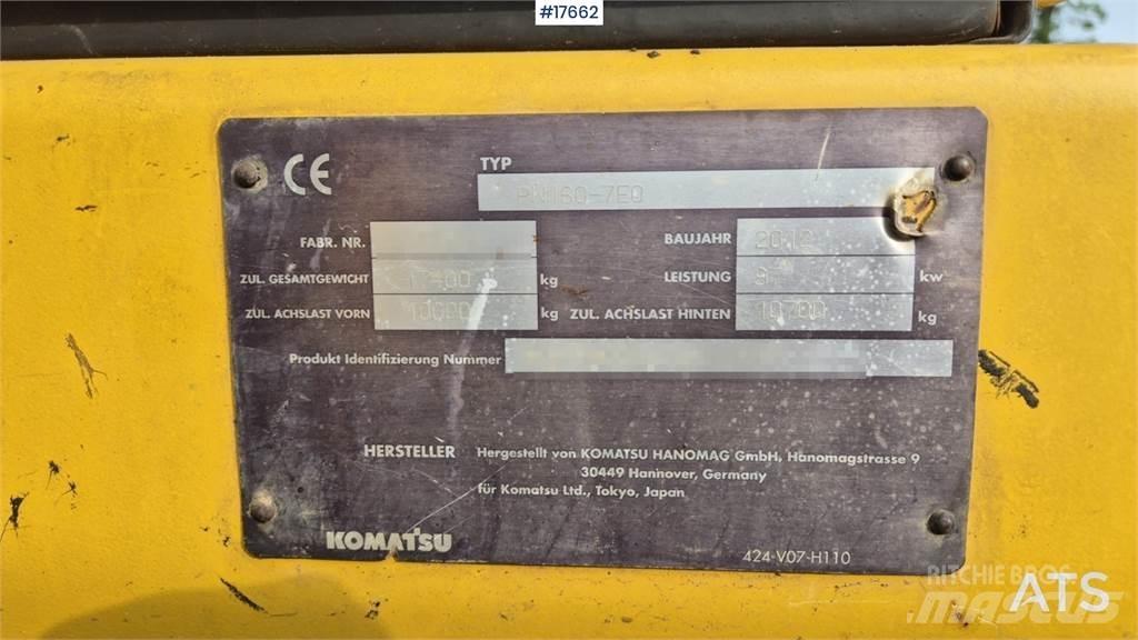 Komatsu PW 160 Колесни екскаватори