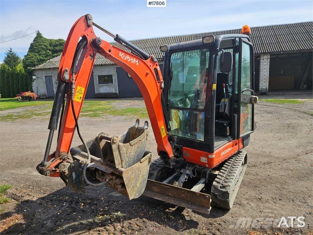 Kubota KX019-4 Мини екскаватори < 7 т
