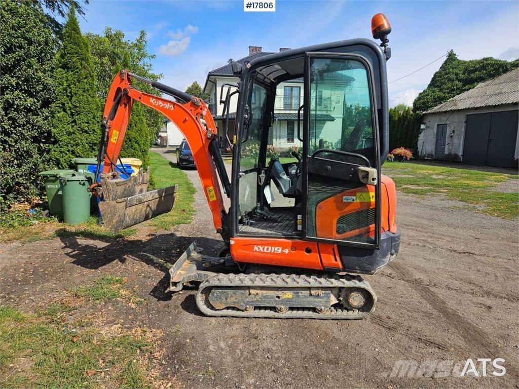 Kubota KX019-4 Мини екскаватори < 7 т