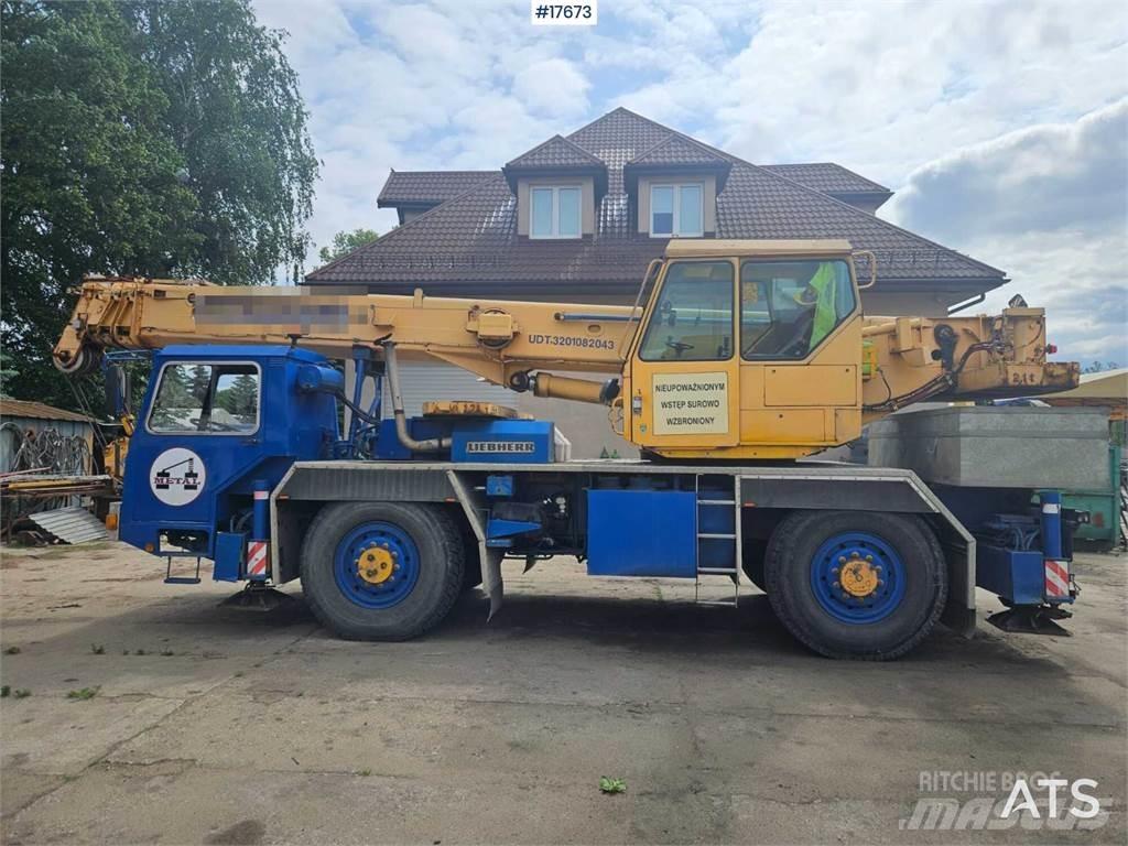 Liebherr LTM 1025 Всъдеходни кранове