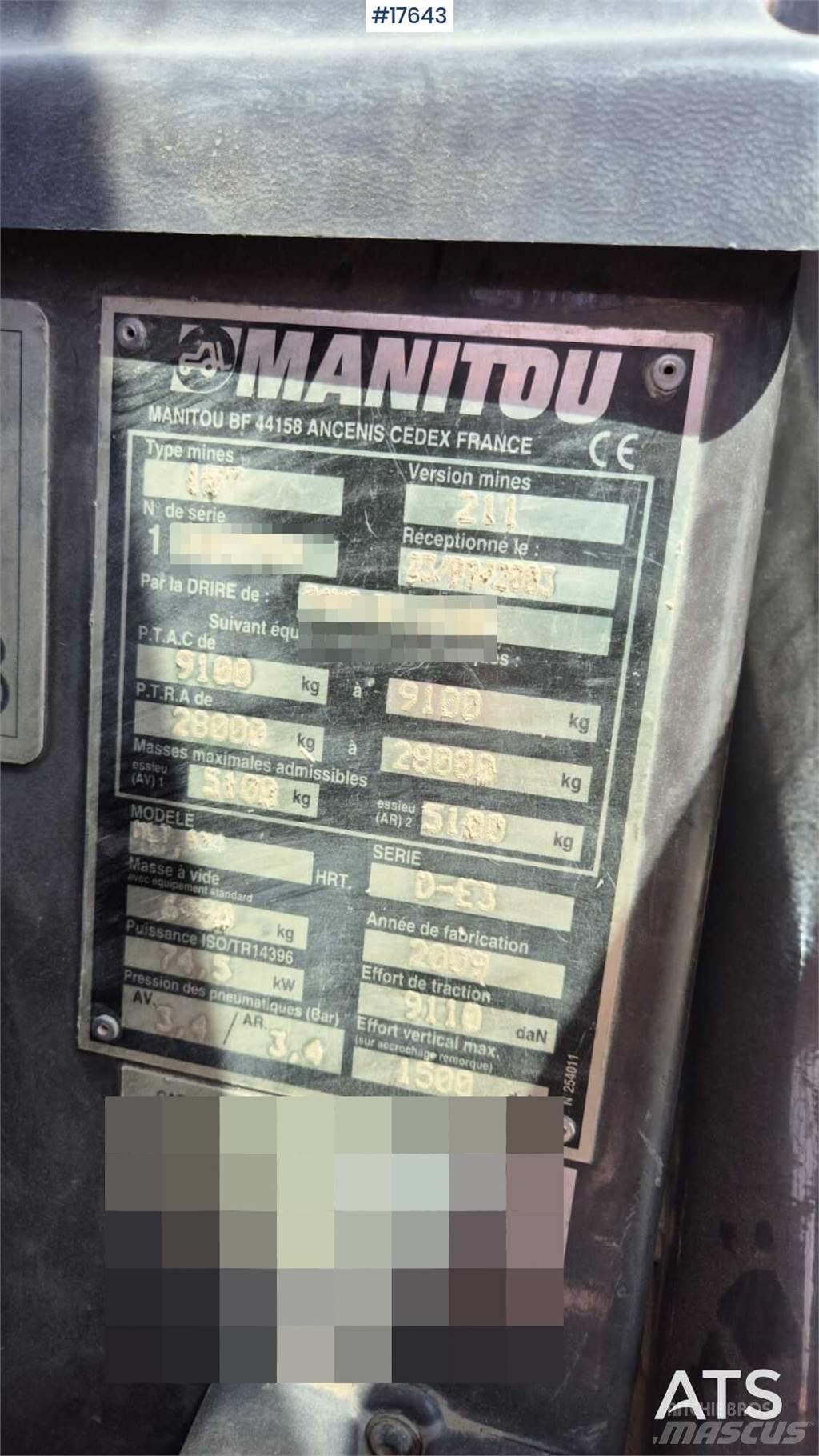 Manitou MLT 634 Телескопични товарачи