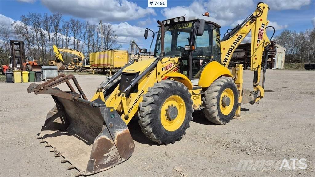 New Holland B 115C Товарач със заден ексватор