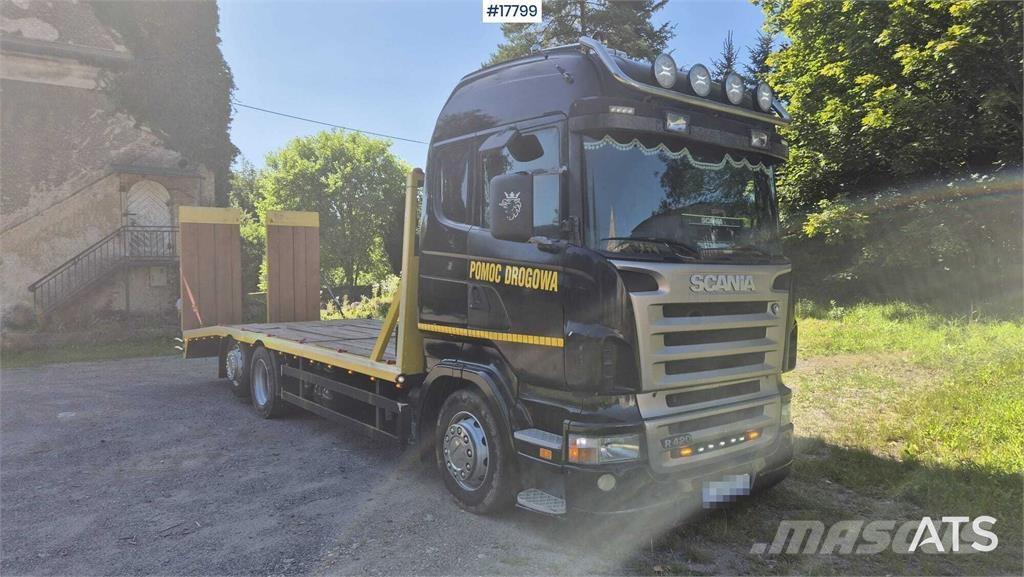 Scania R420 Бордови камион / автолебедка
