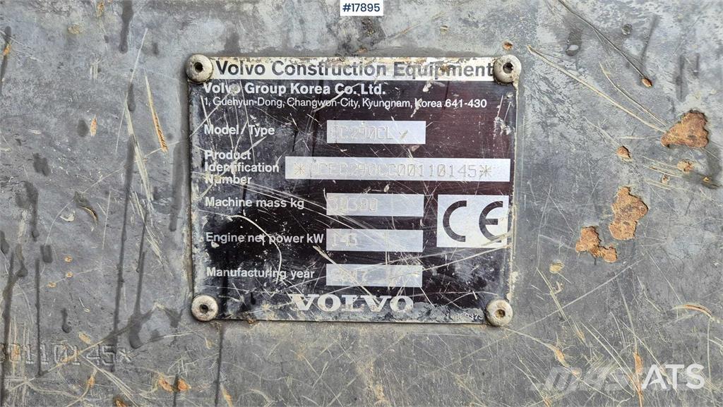 Volvo EC 290 CL Верижен екскаватор