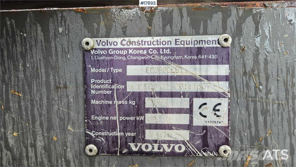 Volvo EC 290 CLD Верижен екскаватор