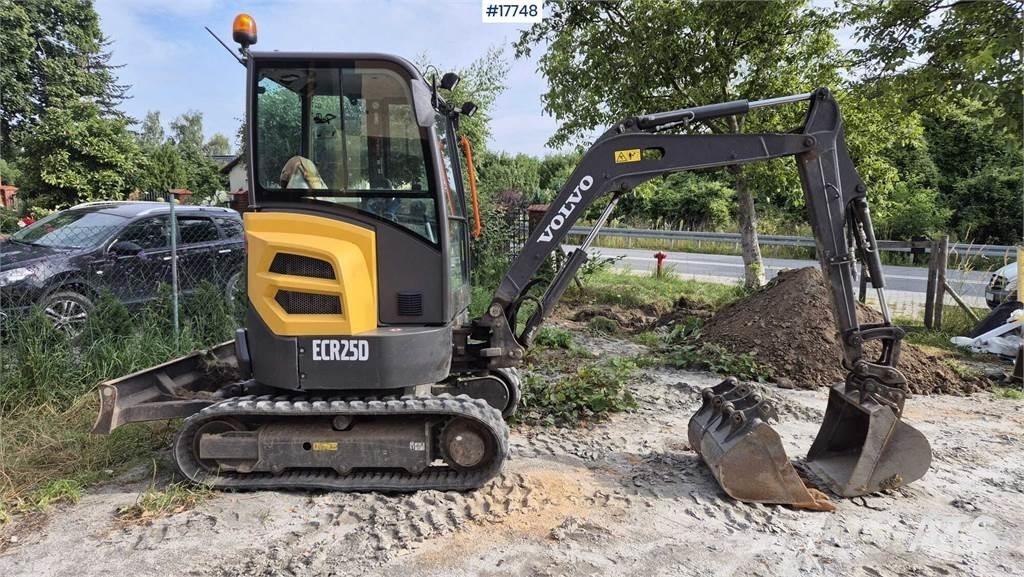 Volvo ECR25D Мини екскаватори < 7 т