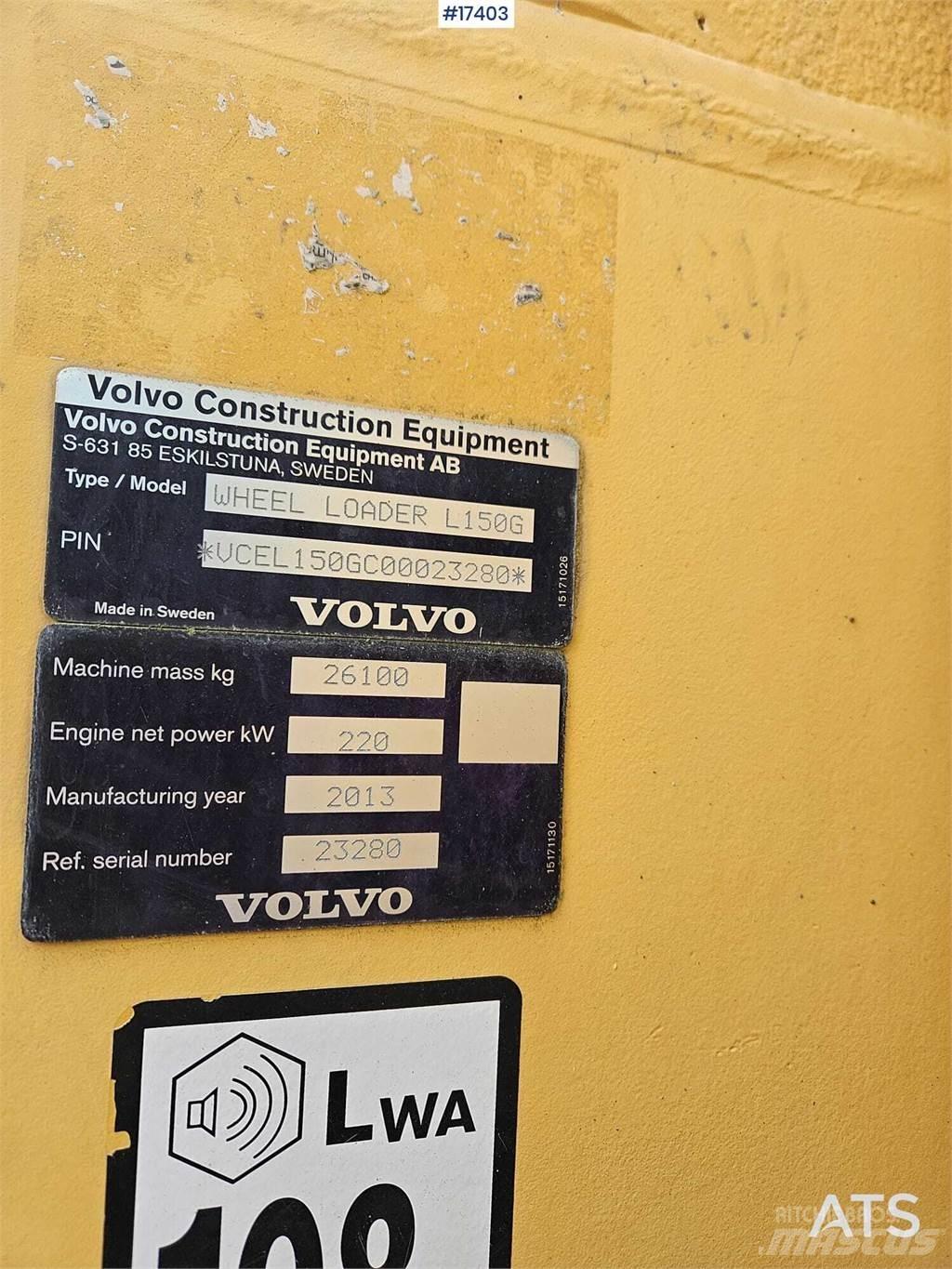 Volvo L150G Колесни товарачи
