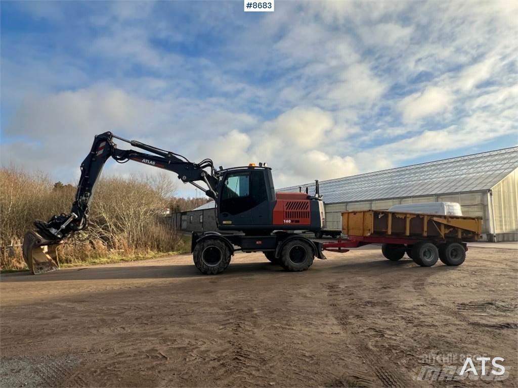 Atlas 160W Колесни екскаватори