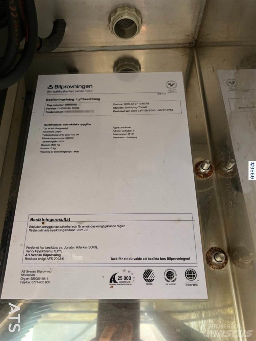 Chereau CSD2 Контейнерни полуремаркета