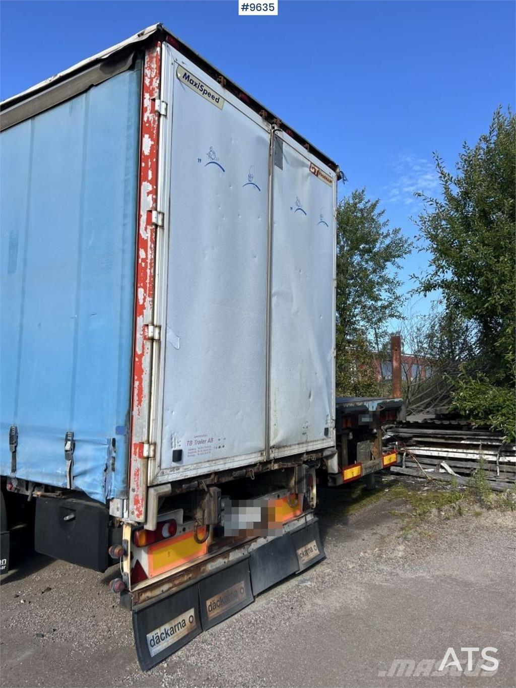 Fruehauf SS136/P3S Брезентови полуремаркета
