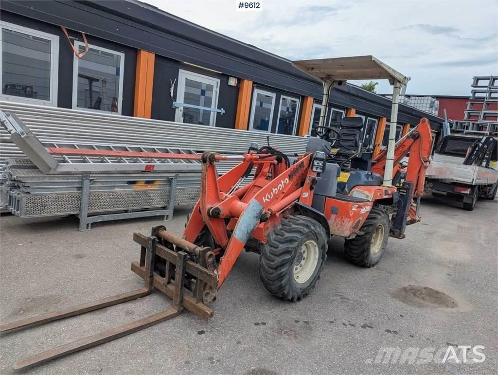 Kubota backhoe loader Товарач със заден ексватор