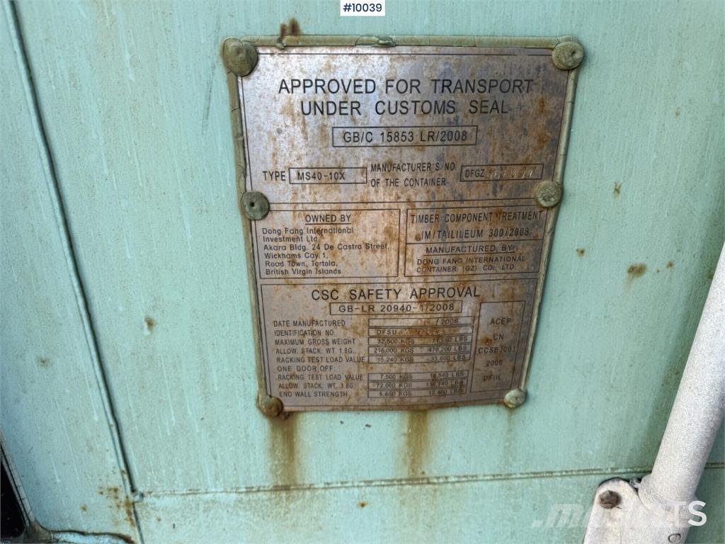  MS40-10X MS40-10X Специални контейнери