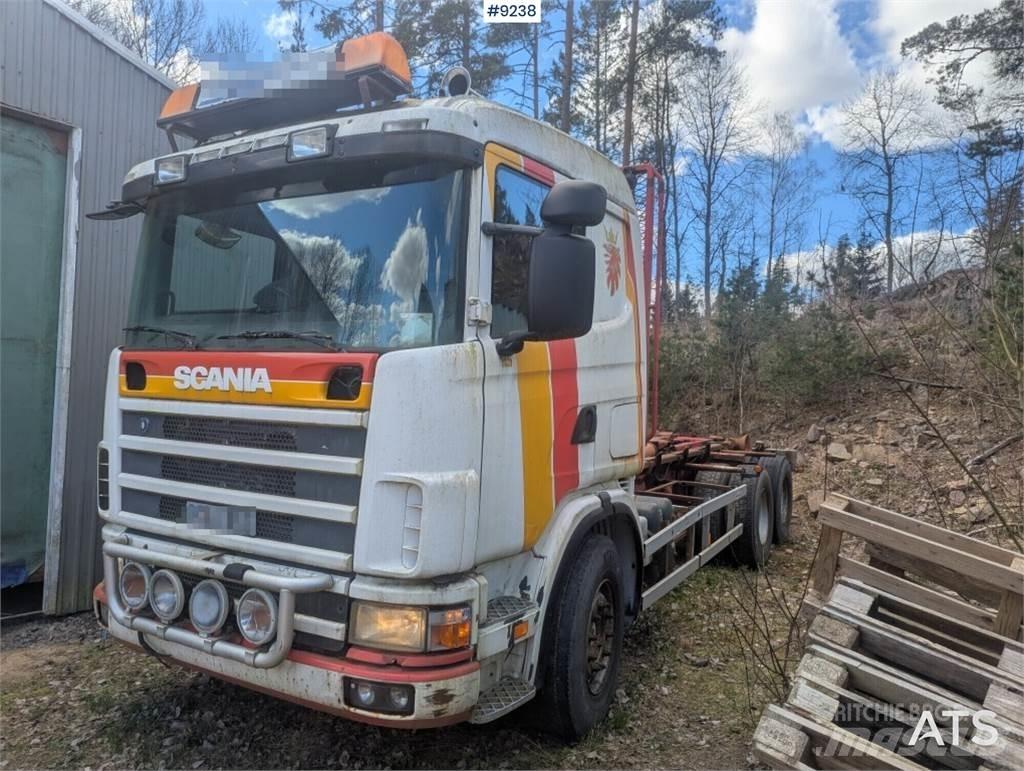 Scania R164GB6X2NZ580 Камиони с кран с кука