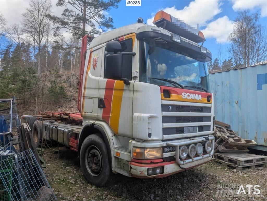 Scania R164GB6X2NZ580 Камиони с кран с кука
