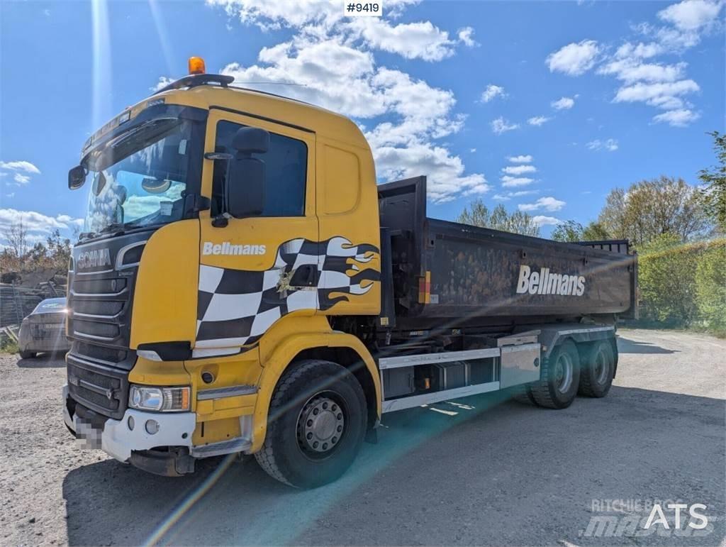 Scania R520 Камиони с кран с кука