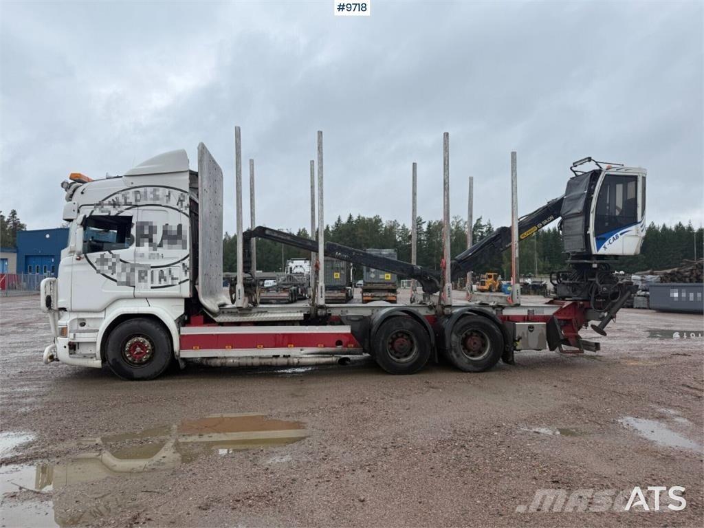 Scania R520 За превоз на дървени трупи