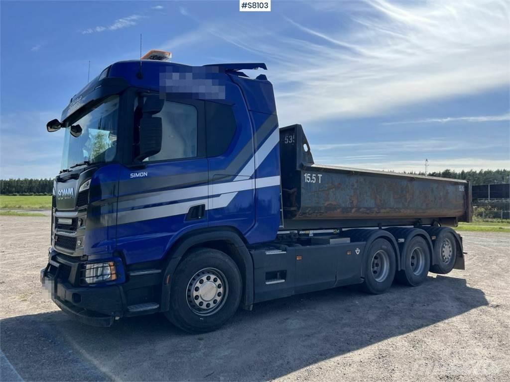 Scania R580 Камиони с кран с кука