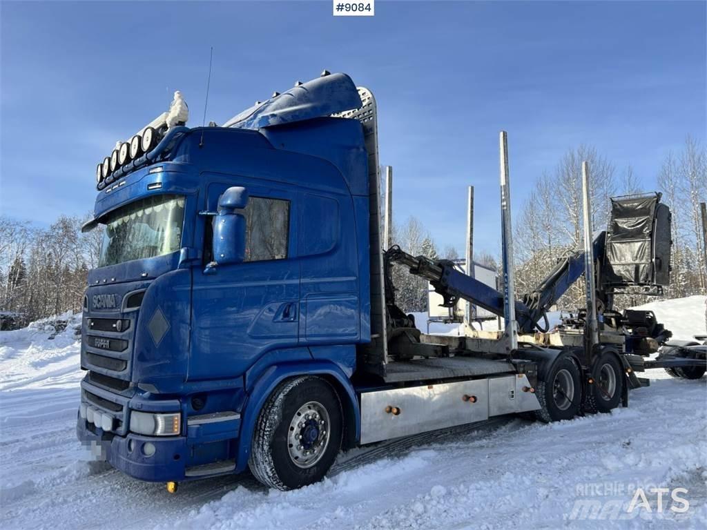 Scania R580 6X4 За превоз на дървени трупи
