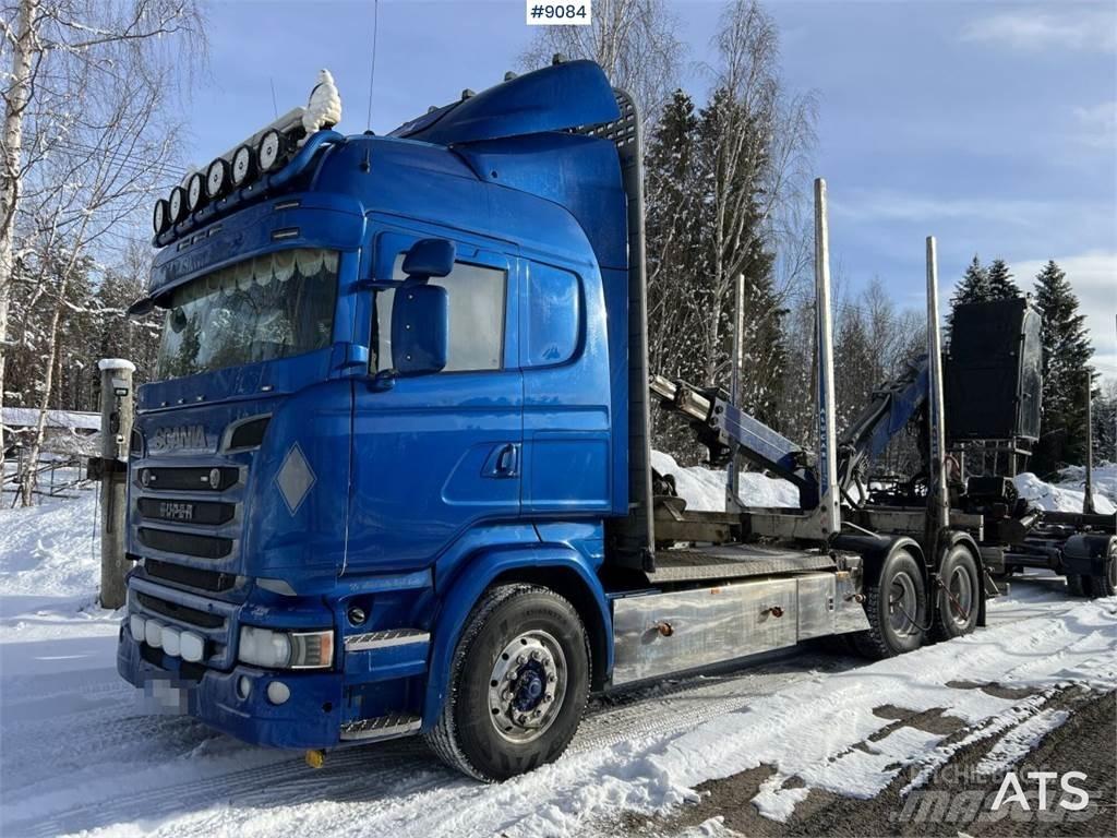 Scania R580 6X4 За превоз на дървени трупи