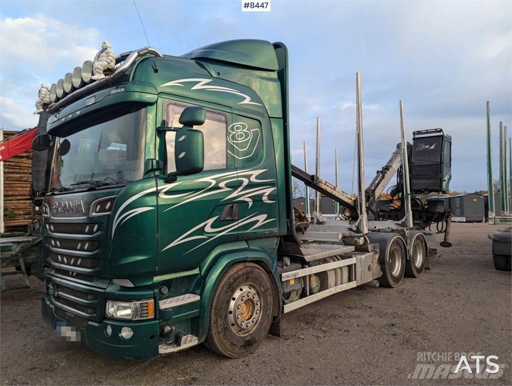 Scania R580LB 6X4 HNB За превоз на дървени трупи