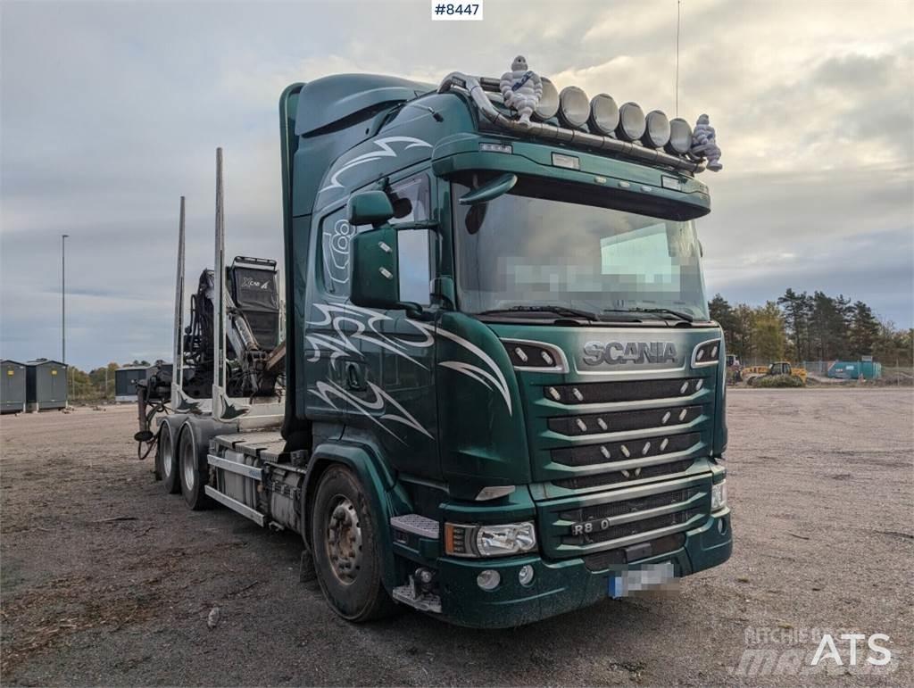 Scania R580LB 6X4 HNB За превоз на дървени трупи