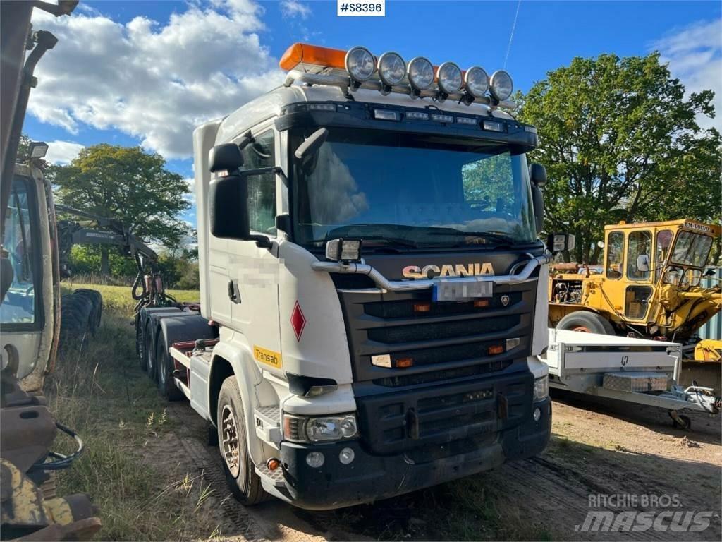 Scania R580LB8X4*4HSA Камиони с кран с кука