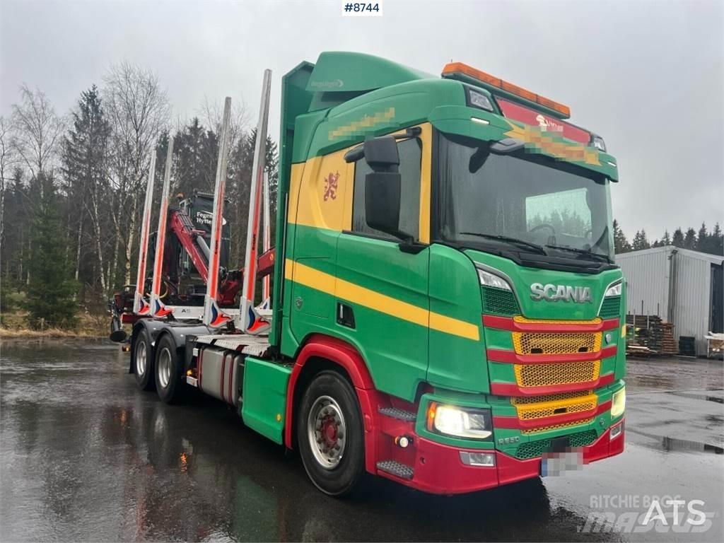 Scania R650 6X4 За превоз на дървени трупи