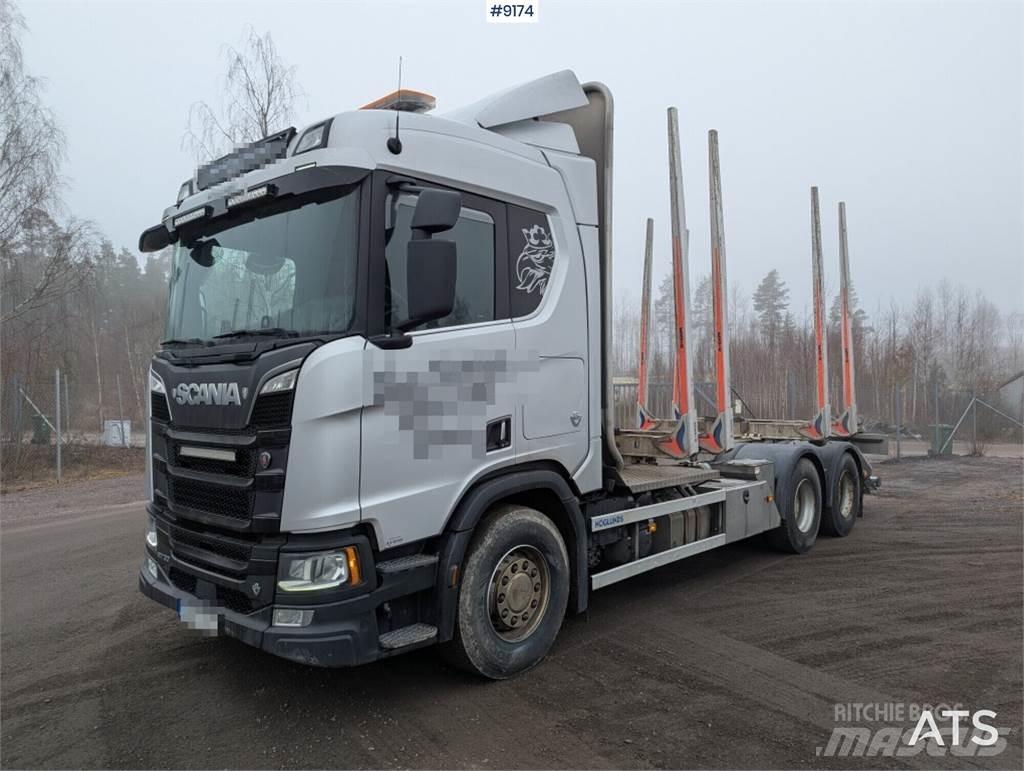 Scania R730 За превоз на дървени трупи