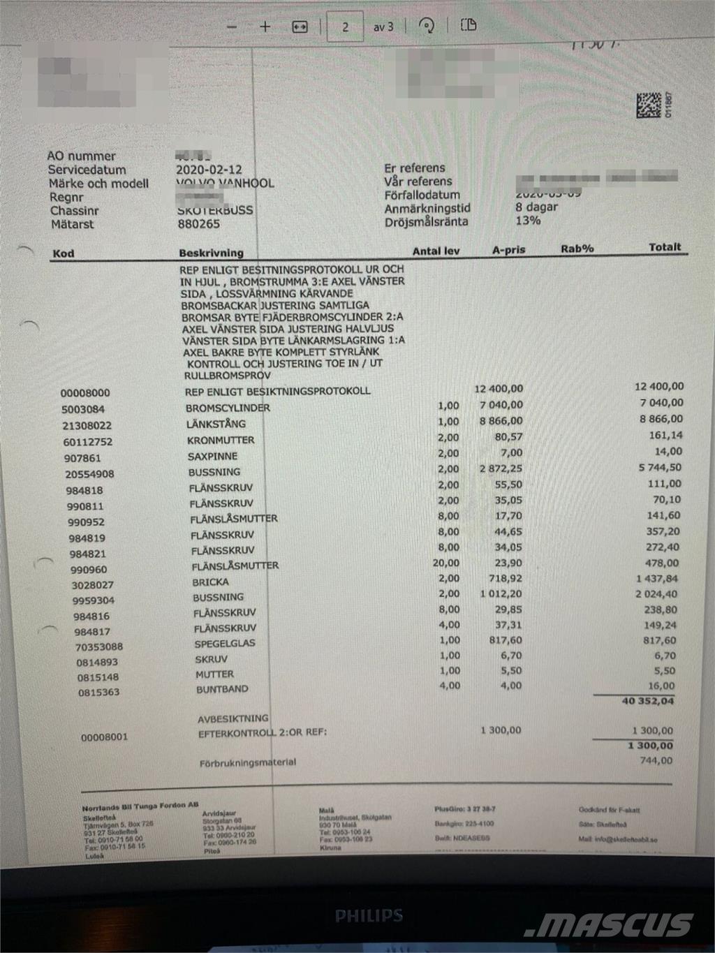 Volvo B10M-70B Други