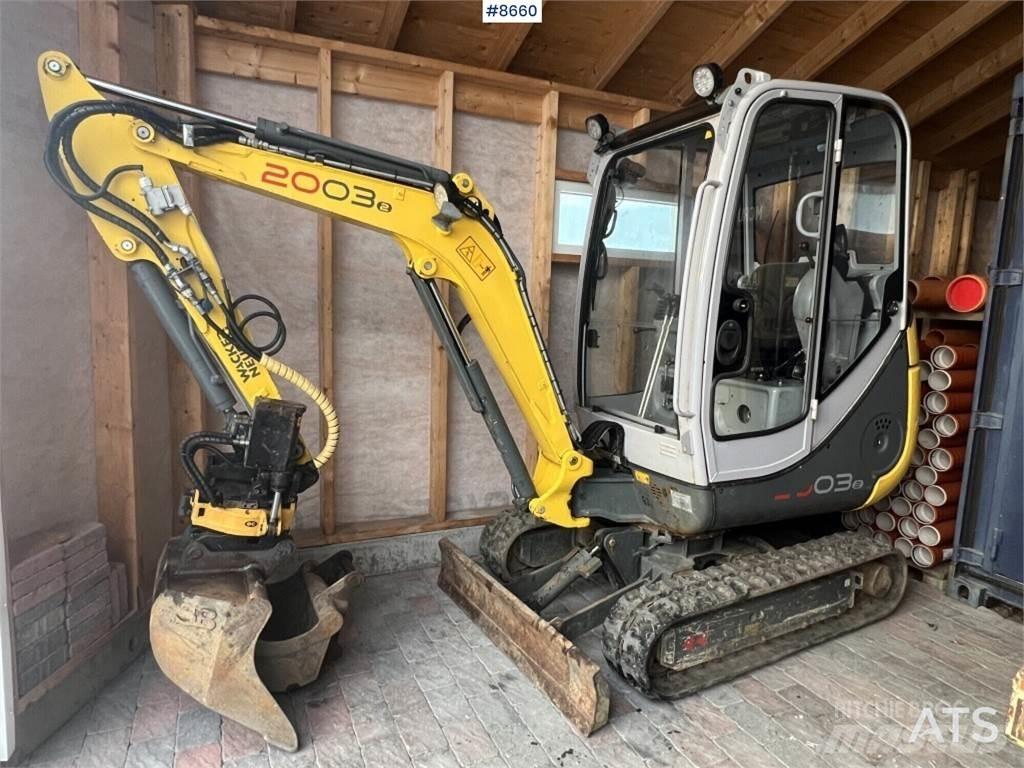Wacker Neuson 2003RD Мини екскаватори < 7 т