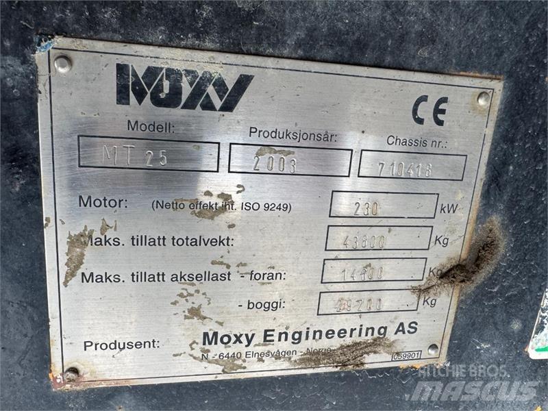 Moxy MT-25 Странични самосвали