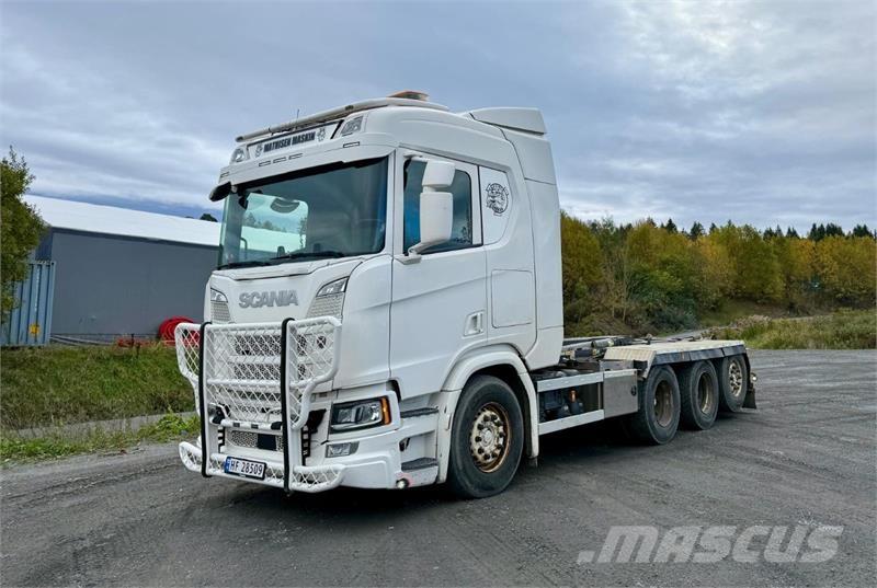 Scania R500 Камиони с кран с кука