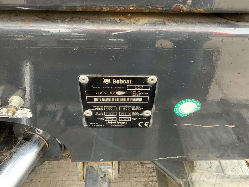 Bobcat E50 Верижен екскаватор