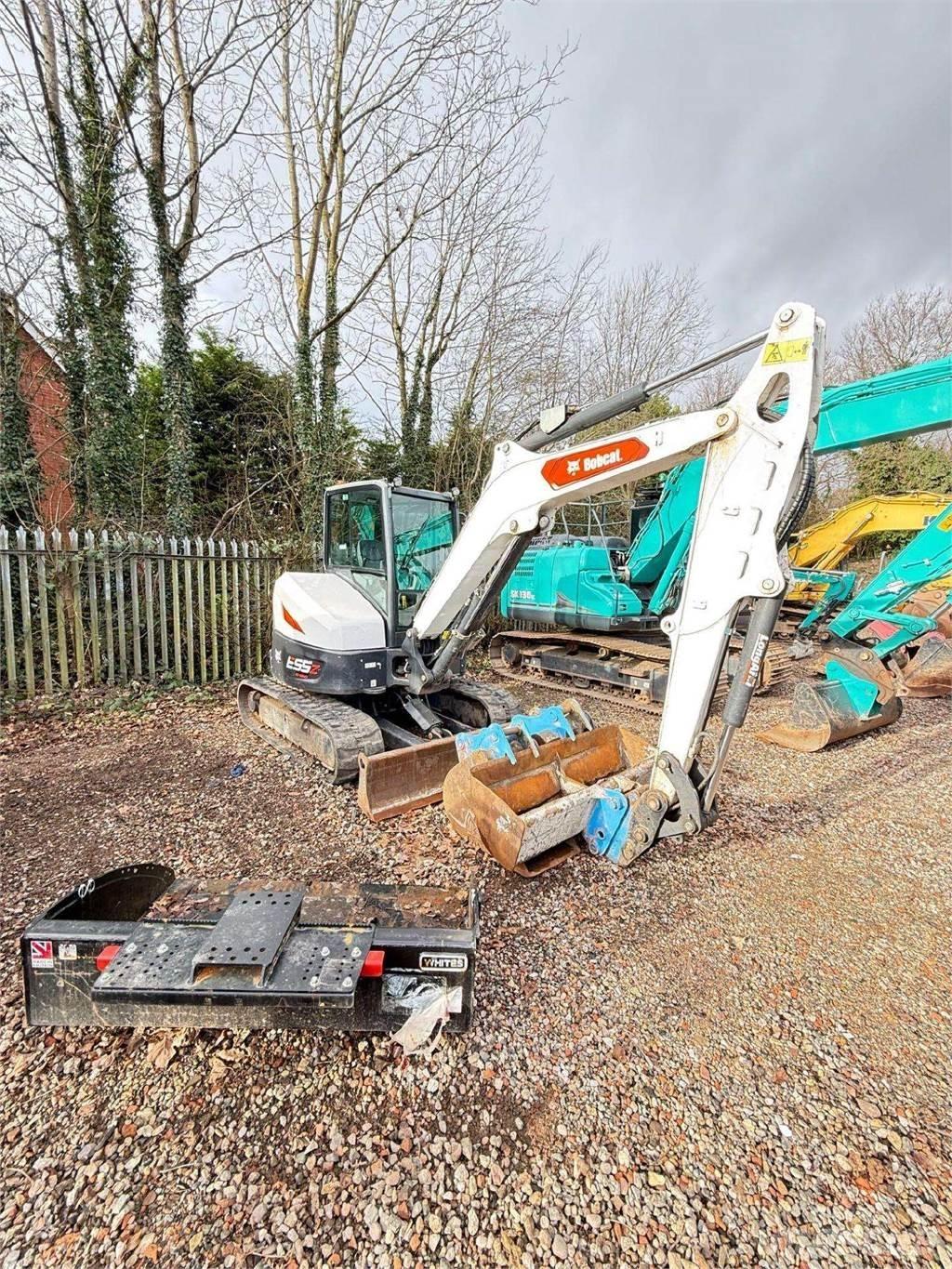 Bobcat E55z Верижен екскаватор