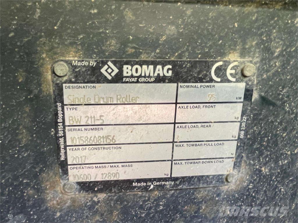 Bomag BW 211-5 Еднобарабанни ролки
