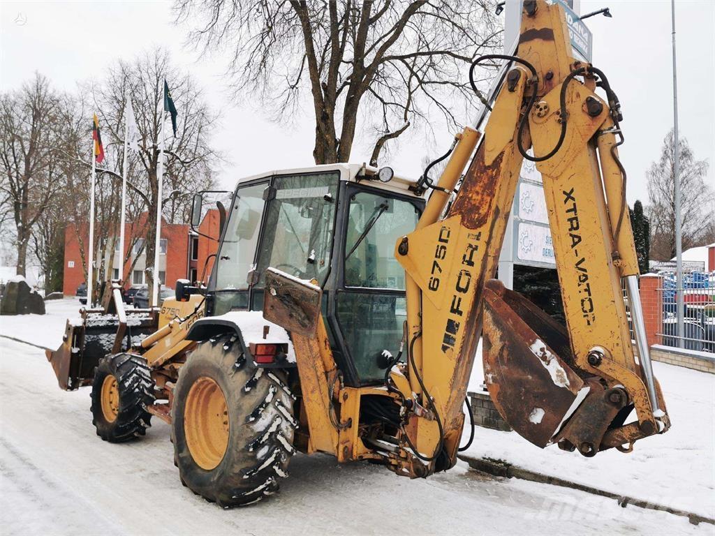 Ford 675d Товарач със заден ексватор