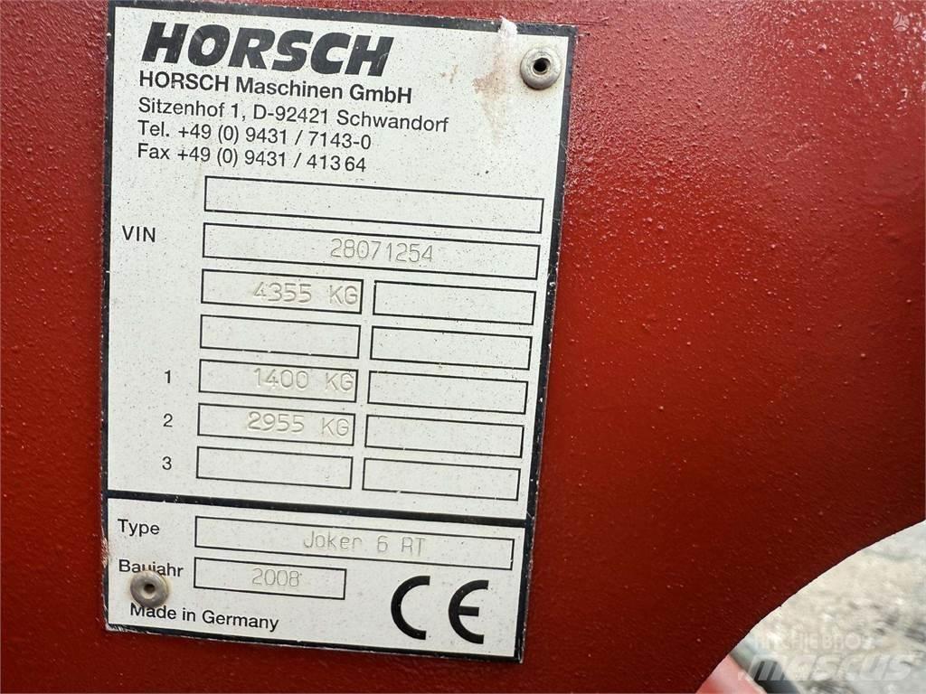 Horsch Joker 6RT Брани за ниви