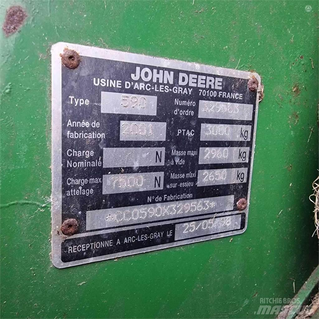 John Deere 590 Сламопреси за кръгли бали
