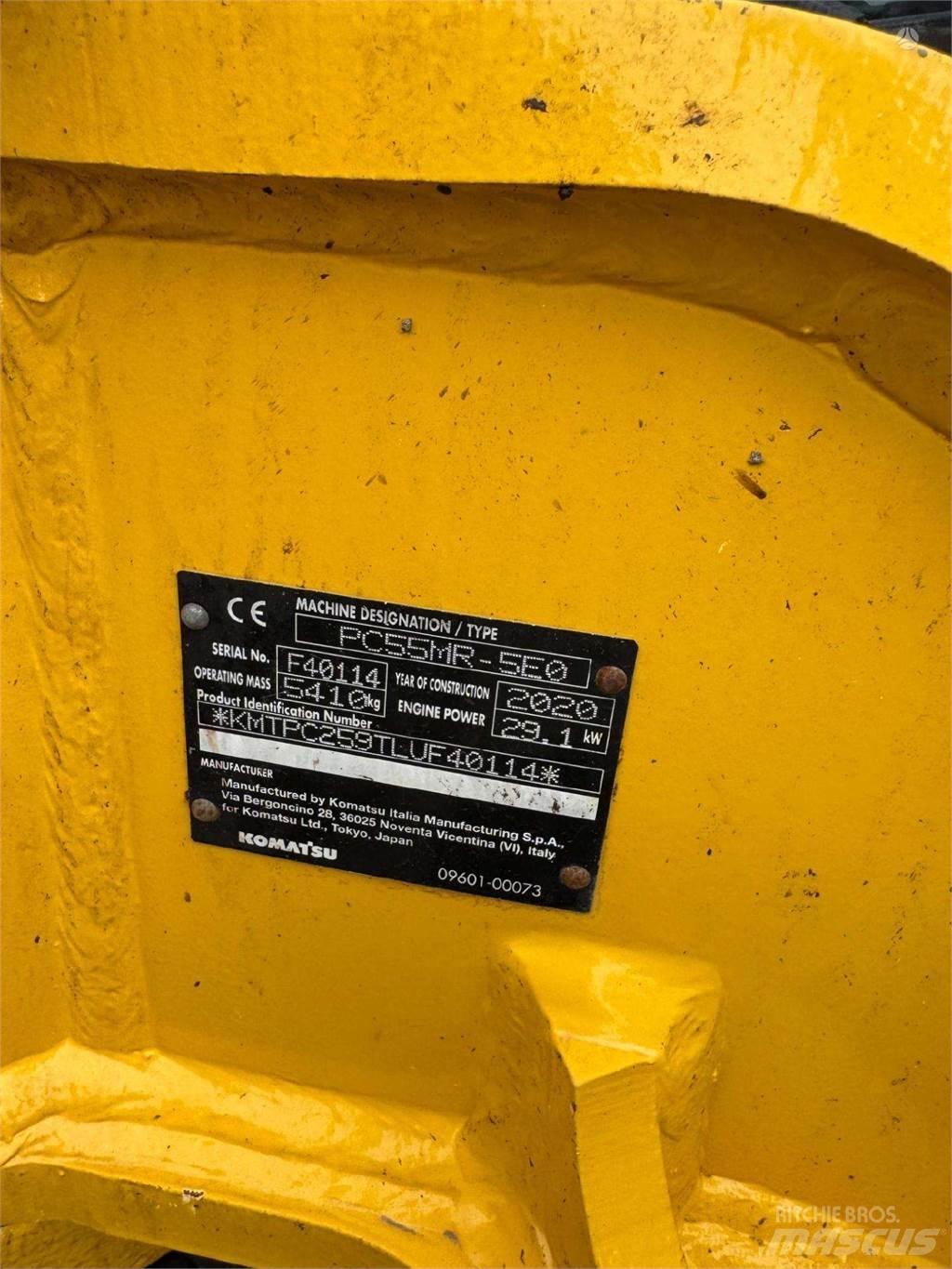 Komatsu PC55MR-5 Верижен екскаватор
