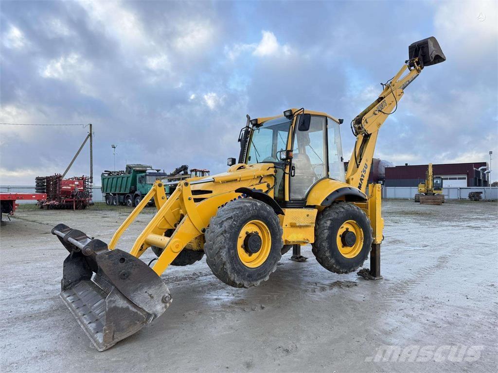 Komatsu WB 97 S-2 Товарач със заден ексватор