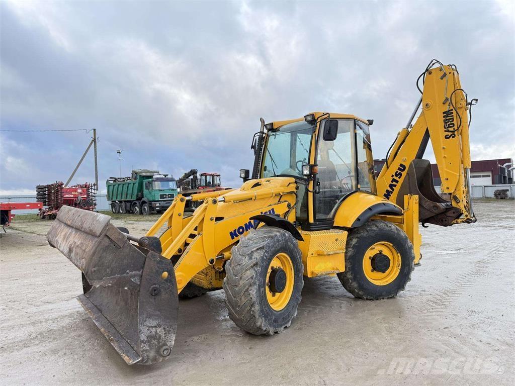 Komatsu WB 97 S-2 Товарач със заден ексватор