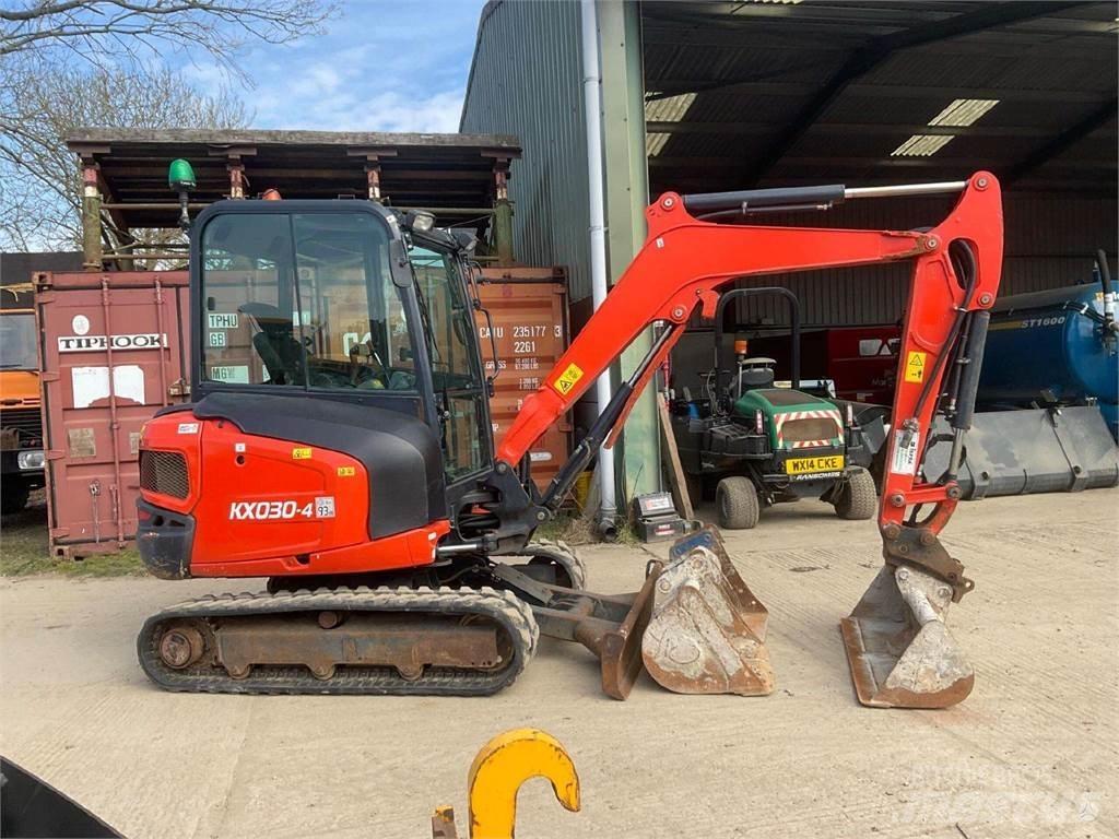Kubota KX030-4 Мини екскаватори < 7 т