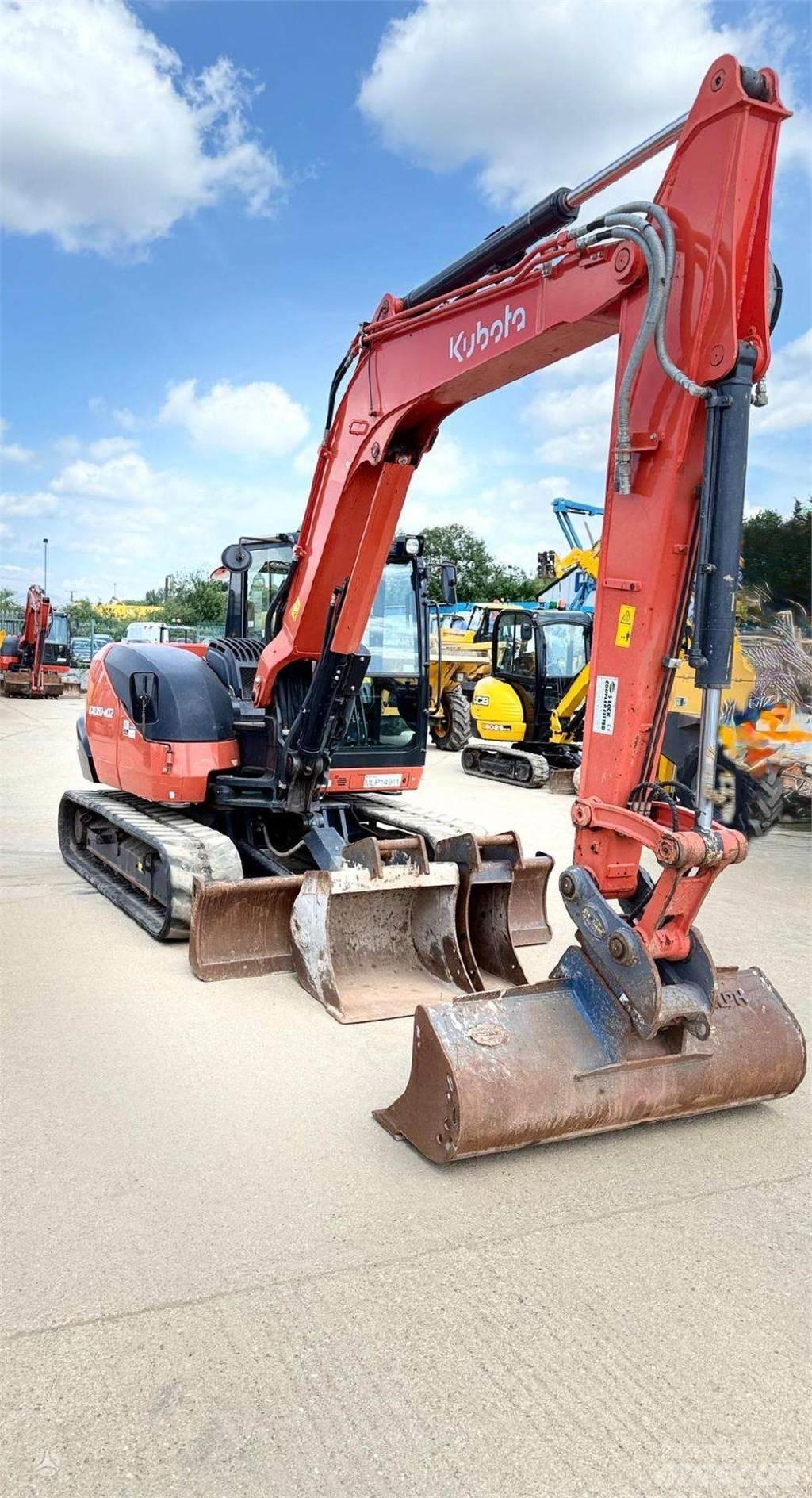 Kubota KX080-4 Верижен екскаватор