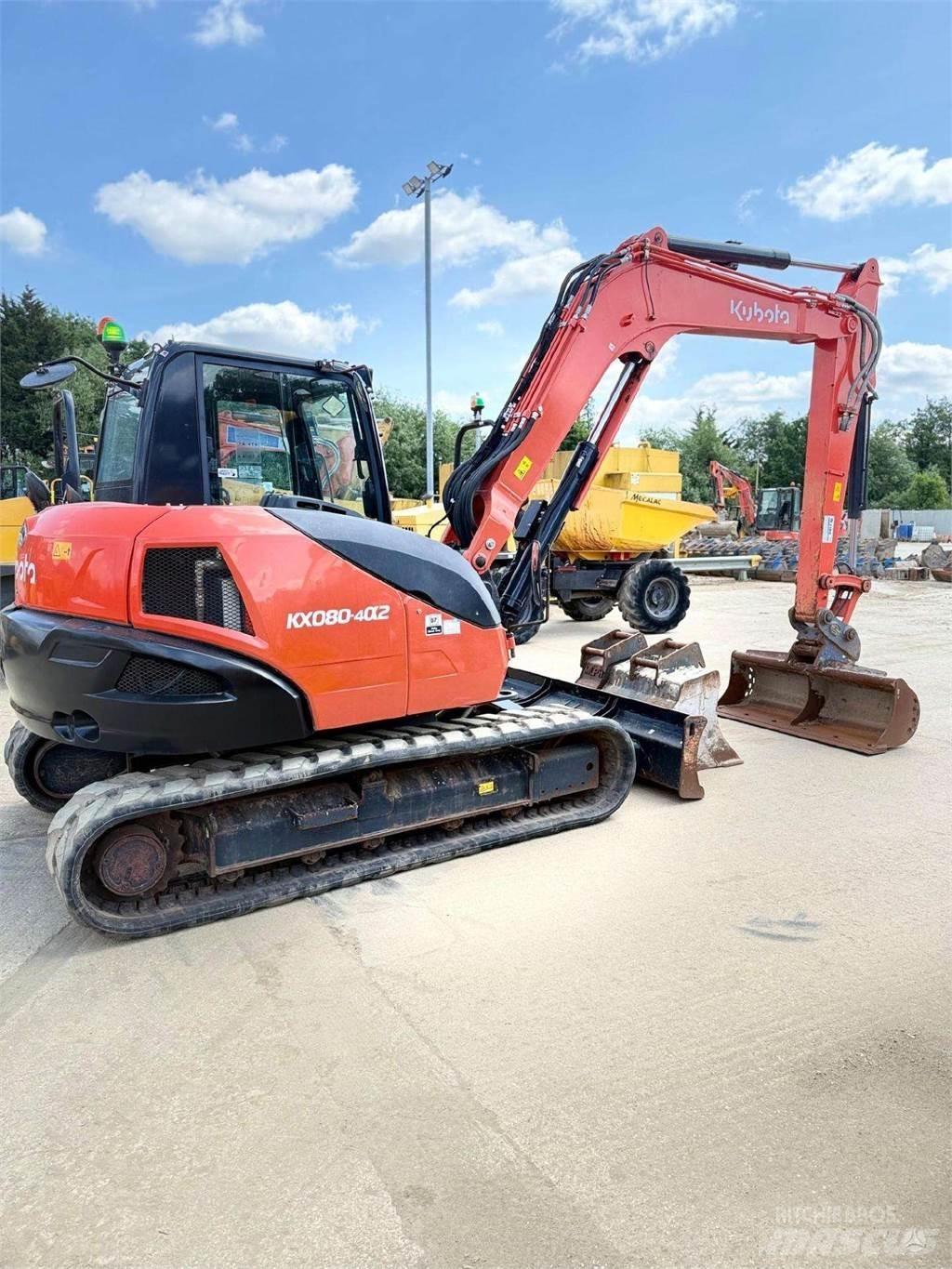 Kubota KX080-4 Верижен екскаватор