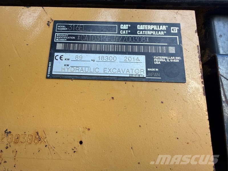 CAT 316E Верижен екскаватор