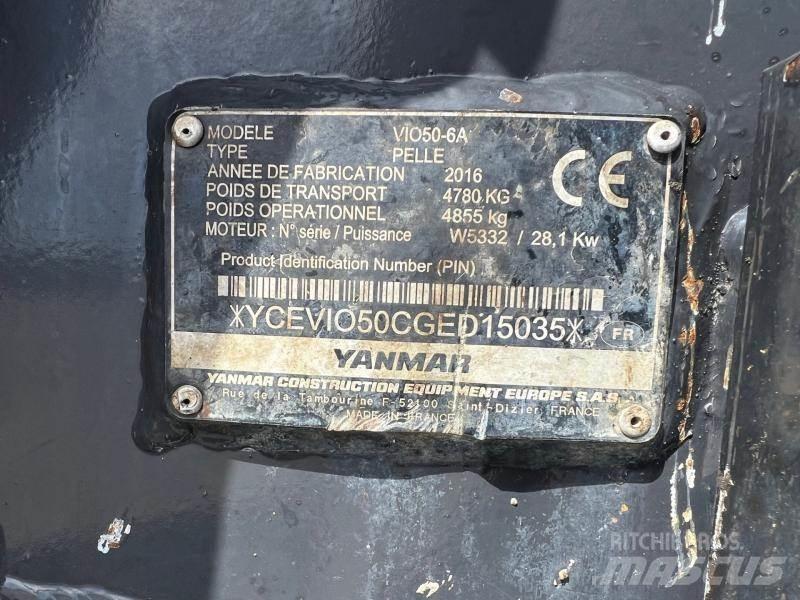 Yanmar ViO50 Мини екскаватори < 7 т